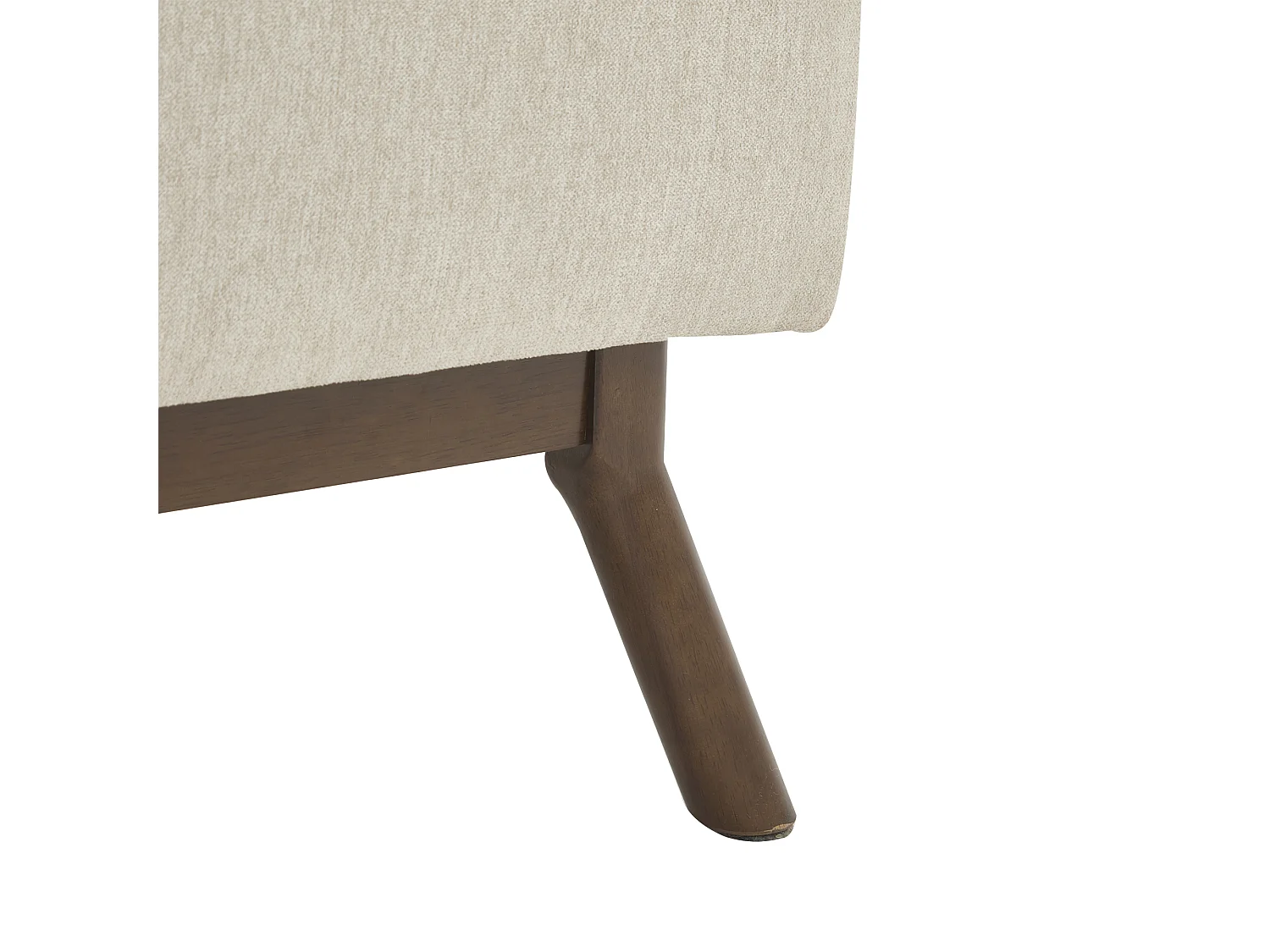 Chaise carrée - Chaise avec rangement - pour salon, entrée et salle familiale - lin blanc