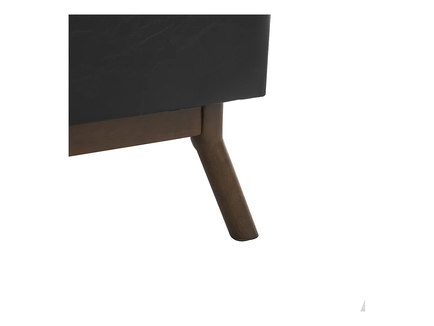 Chaise carrée - Chaise avec rangement - pour salon, entrée et salle familiale - noir