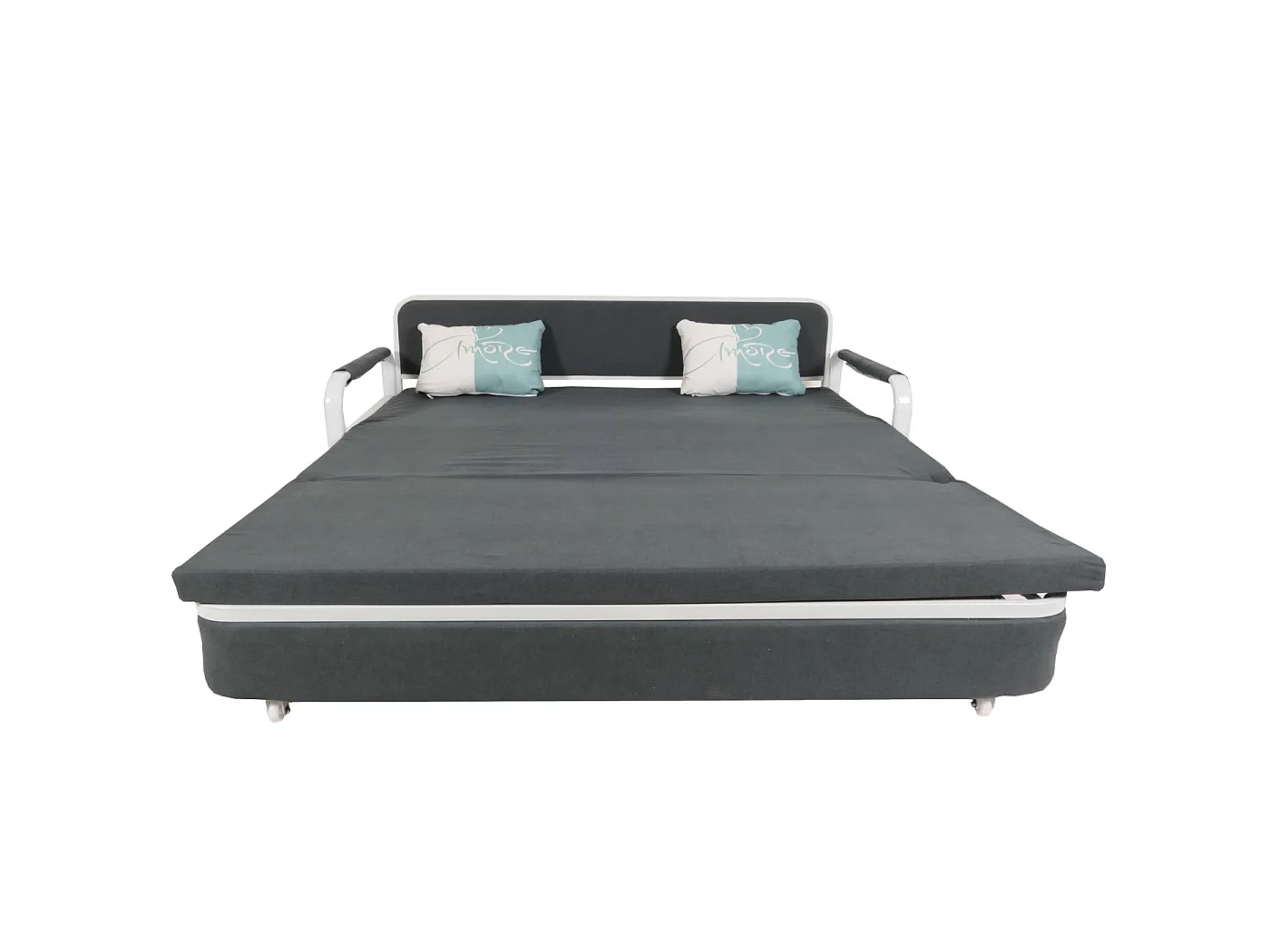 MCW-M83 sofa bed,  dark grey fabric