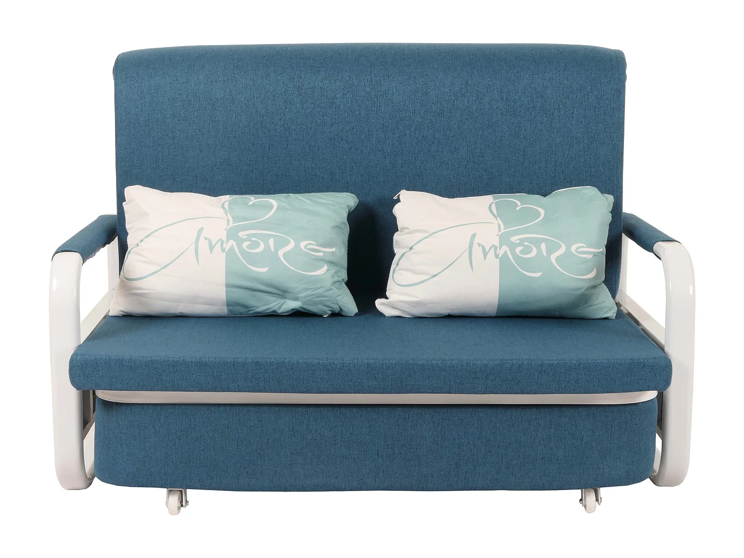 Schlafsofa MCW-M83, Stoff/Textil dunkelblau