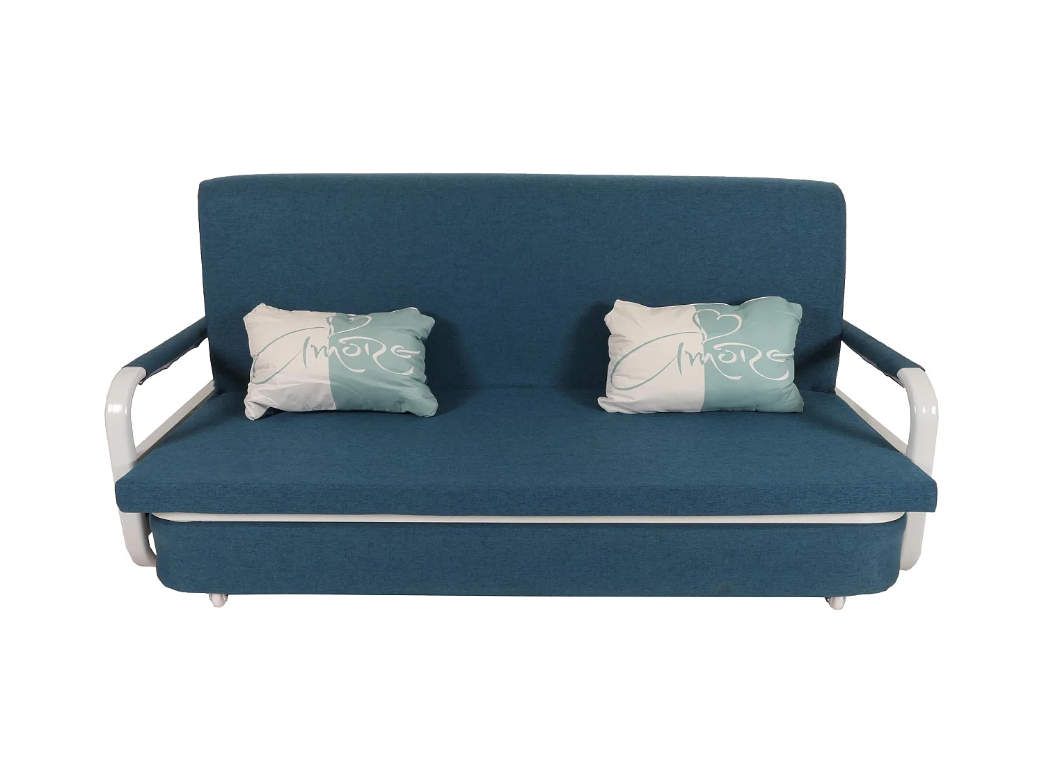 Schlafsofa MCW-M83, Stoff/Textil dunkelblau