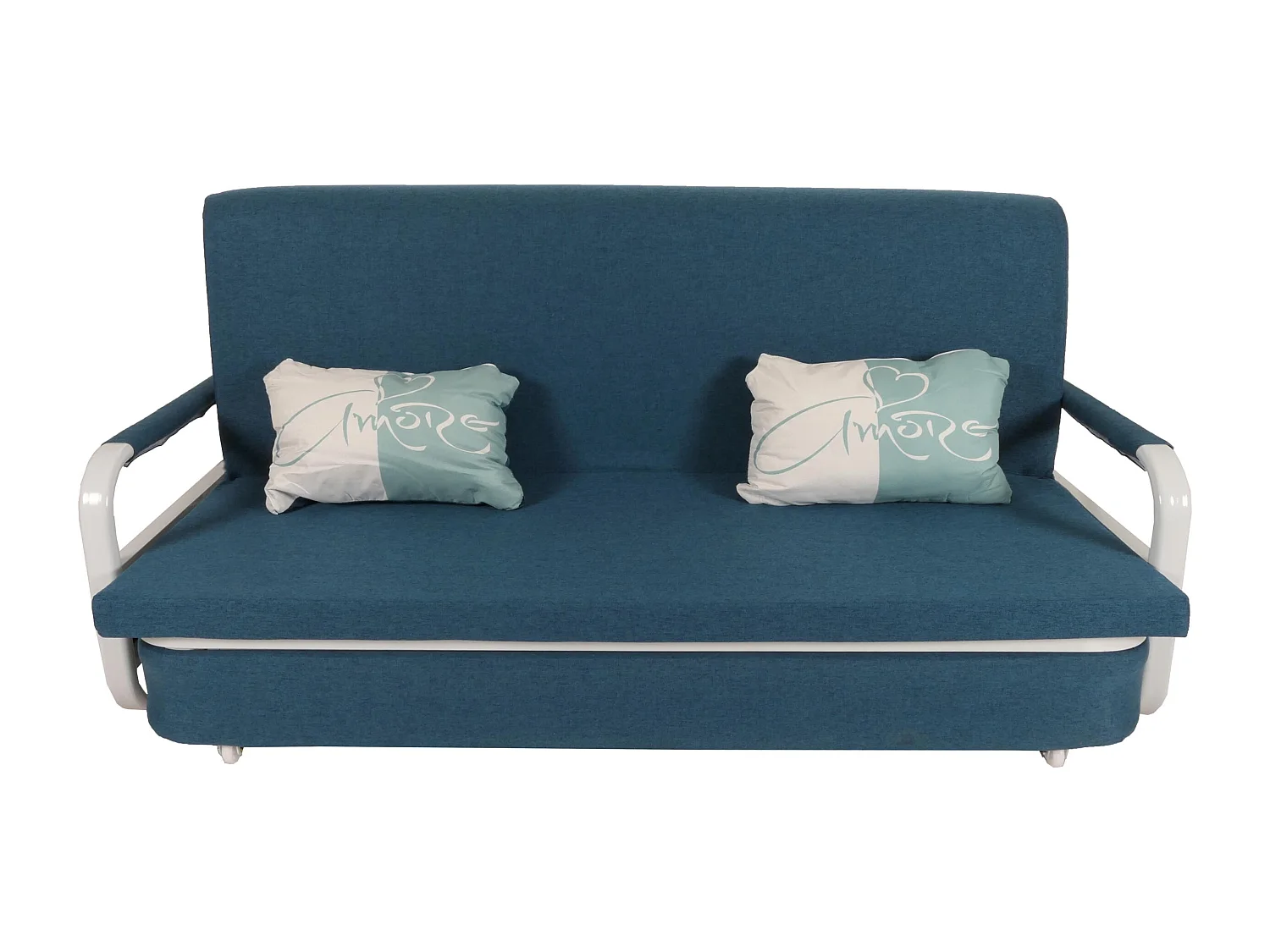 Schlafsofa MCW-M83, Stoff/Textil dunkelblau