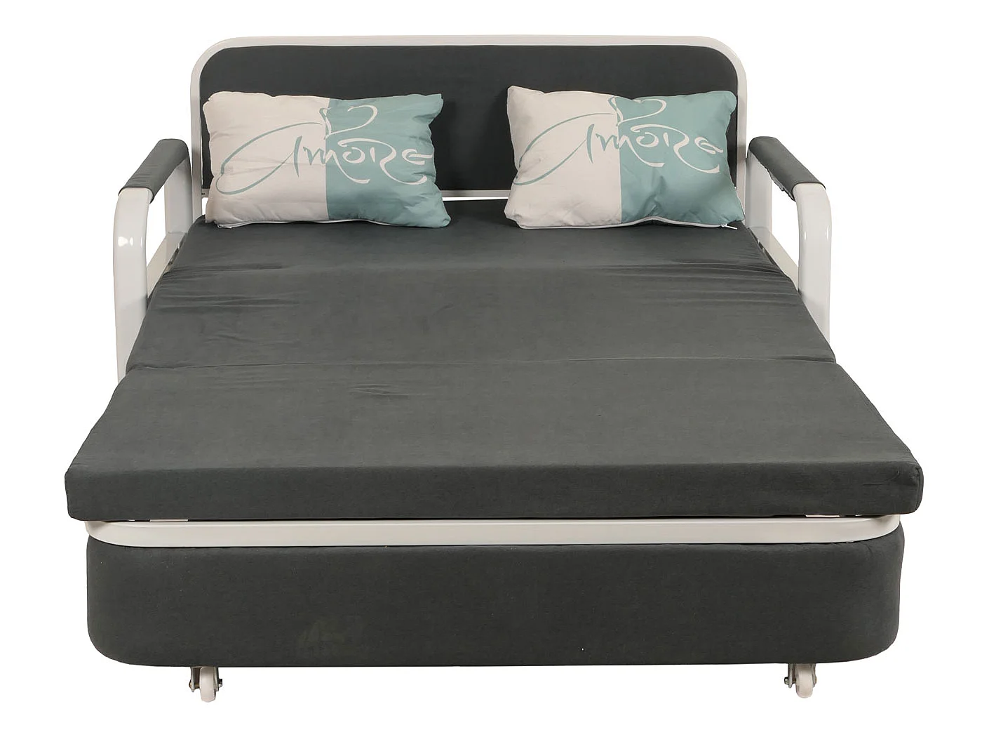 MCW-M83 sofa bed,  dark grey fabric