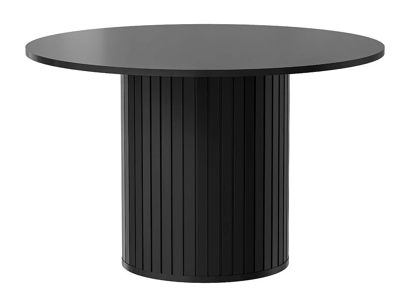 ESSTISCH Zama Schwarz 120 / 120 / 75 cm