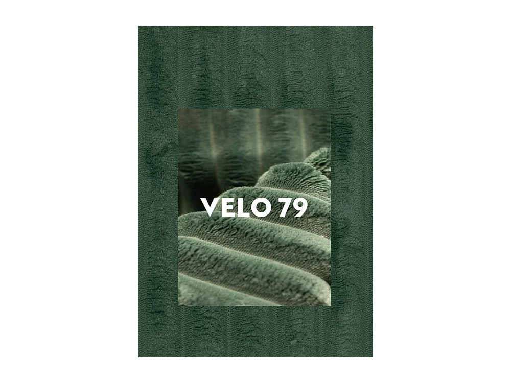 Canapé d'angle en U Siena avec tissu Velo Green