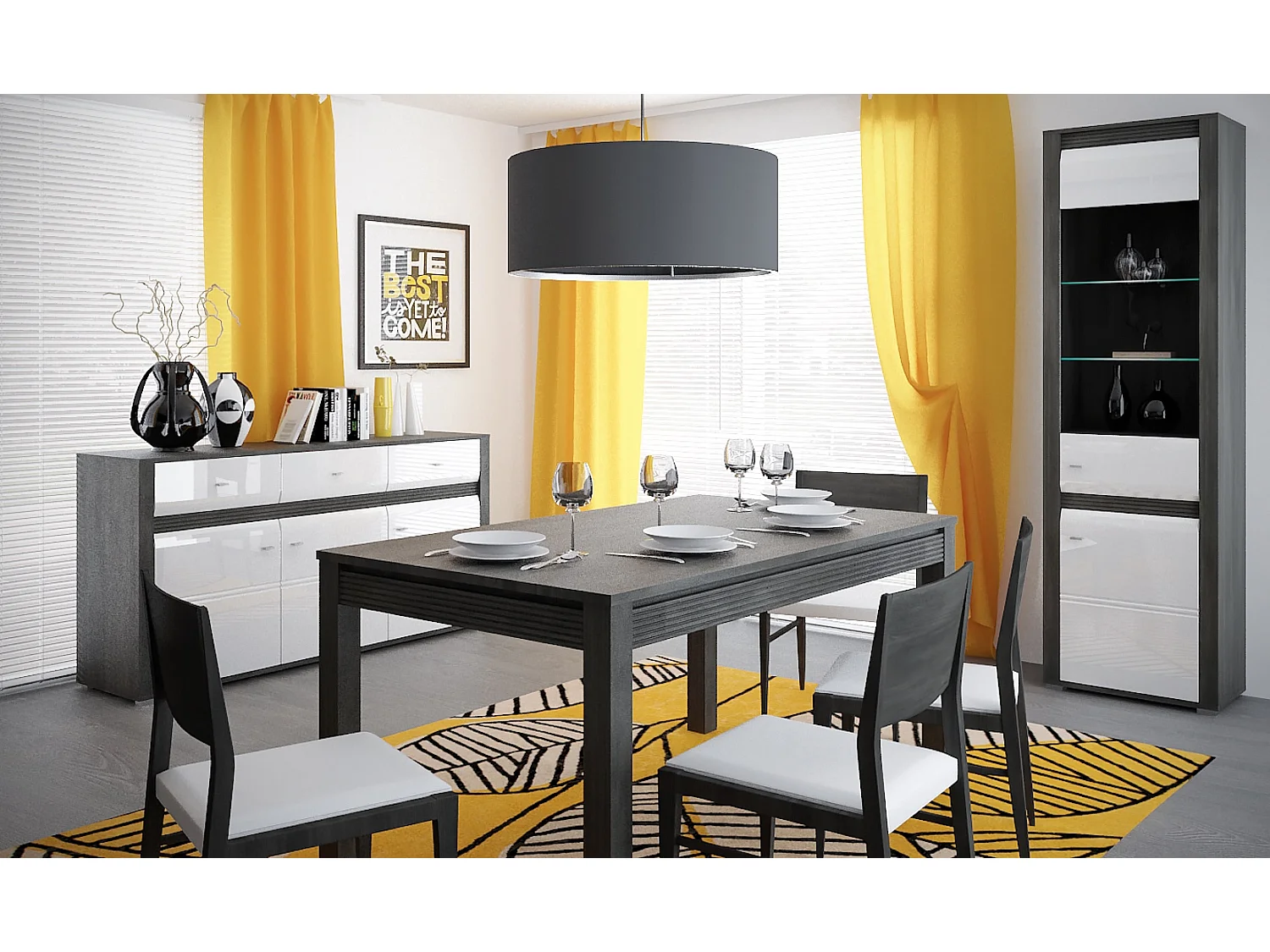 Esstisch SEVILLA norwegische Schwarzkiefer 160-200 / 90 / 77cm