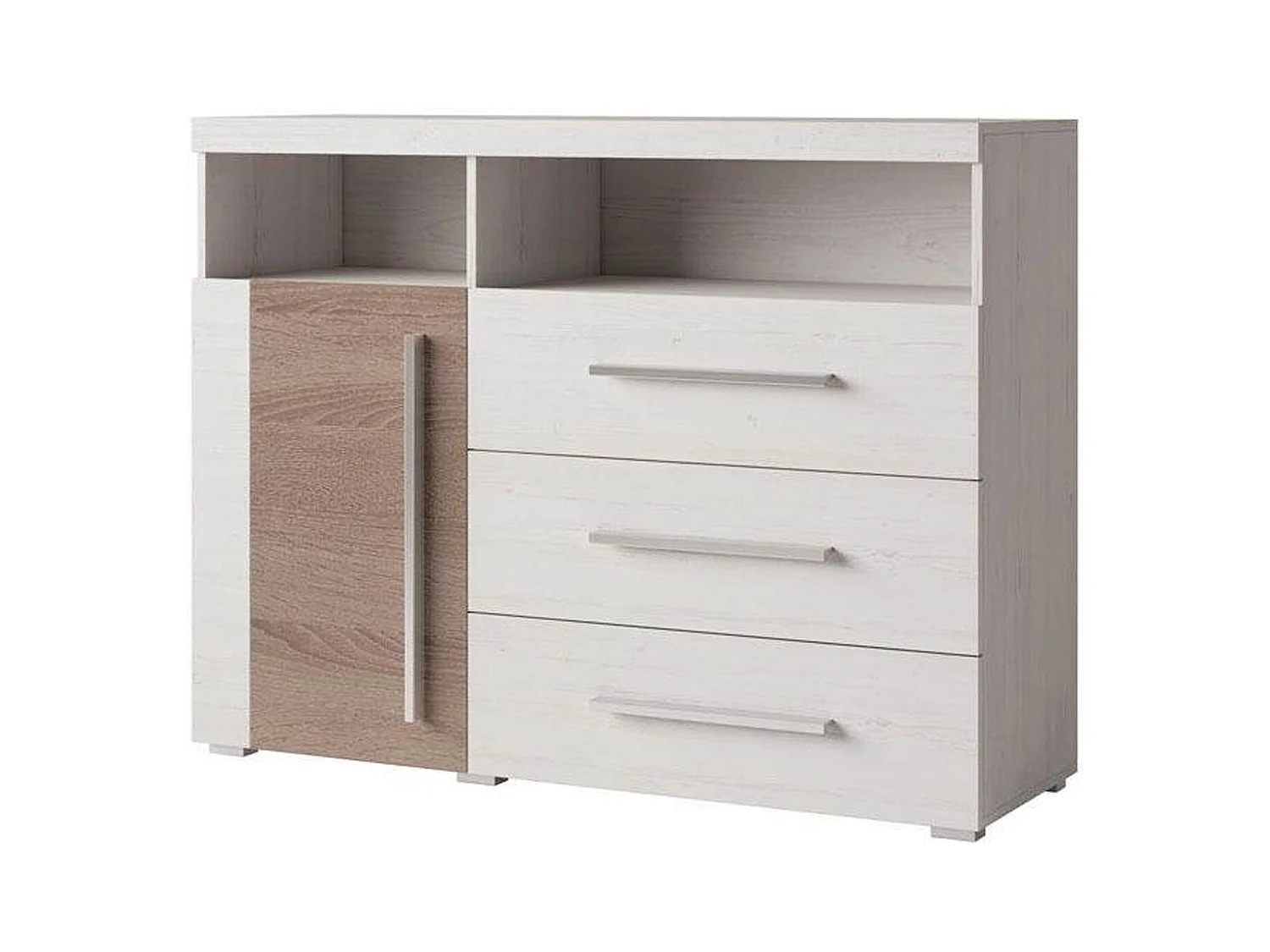 SIDEBOARD Rennes Andersen Pinie / Sonoma Trüffel 120 / 38,5 / 92cm