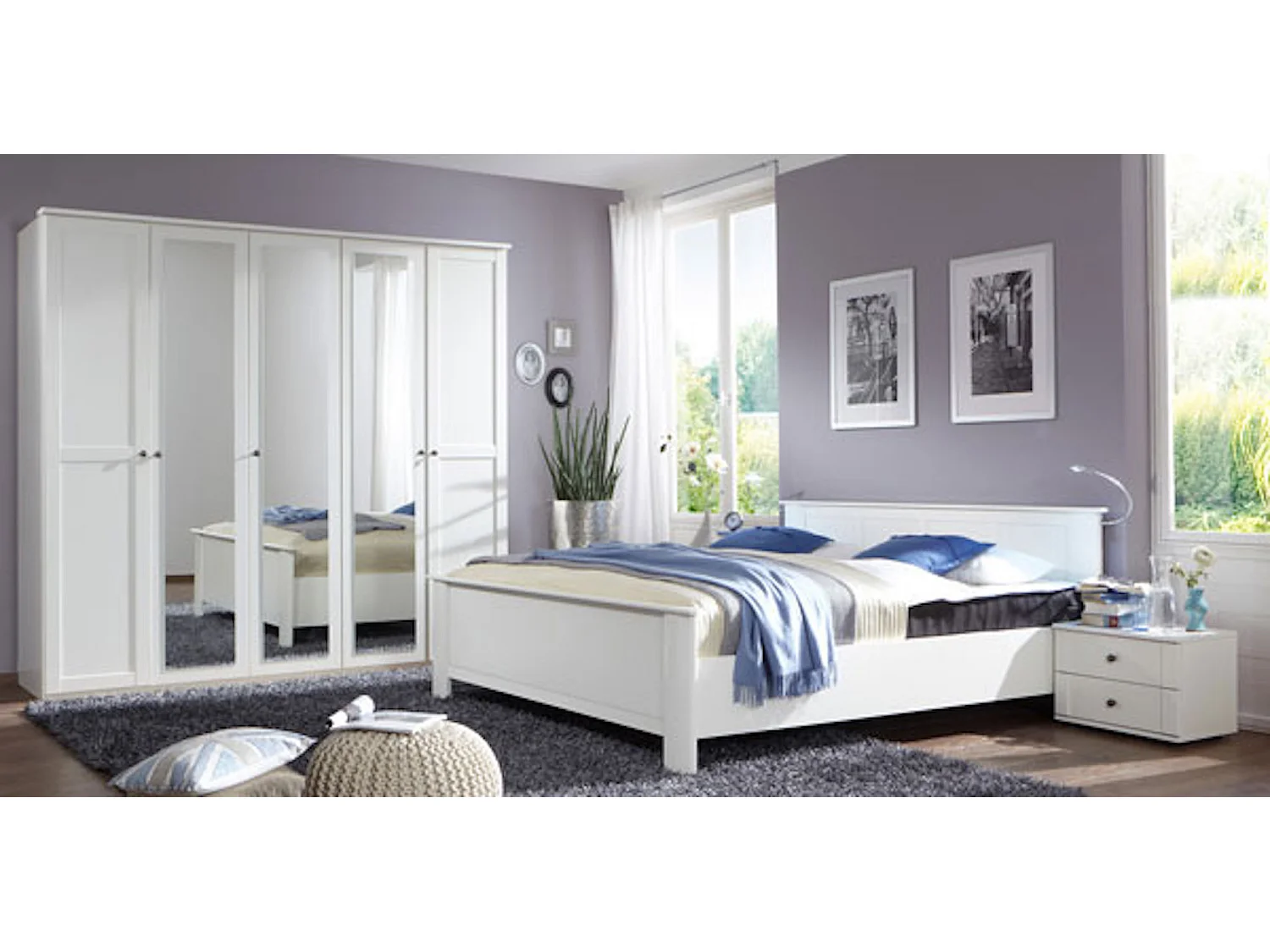 KOMBIKOMMODE Chalet weiß 81 / 41 / 83cm