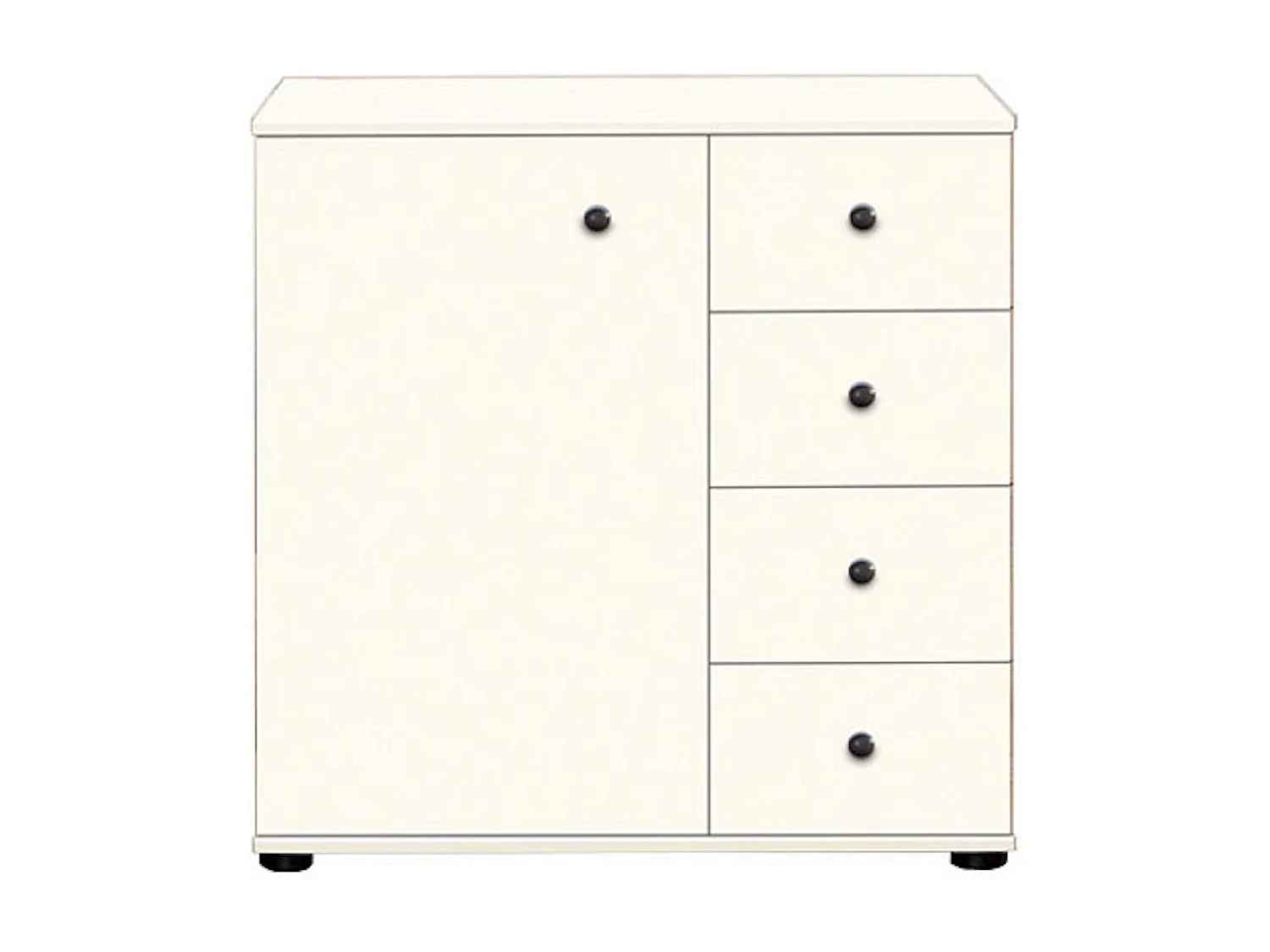 KOMBIKOMMODE Chalet weiß 81 / 41 / 83cm