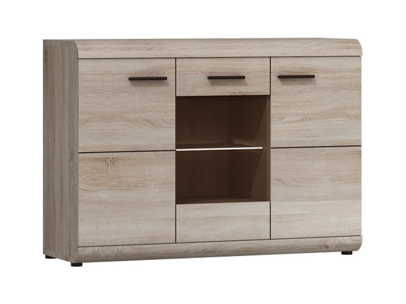 KOMMODE Link E eiche sonoma 120 / 42 / 86 cm