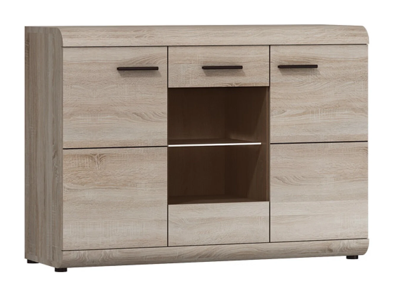 KOMMODE Link E eiche sonoma 120 / 42 / 86 cm