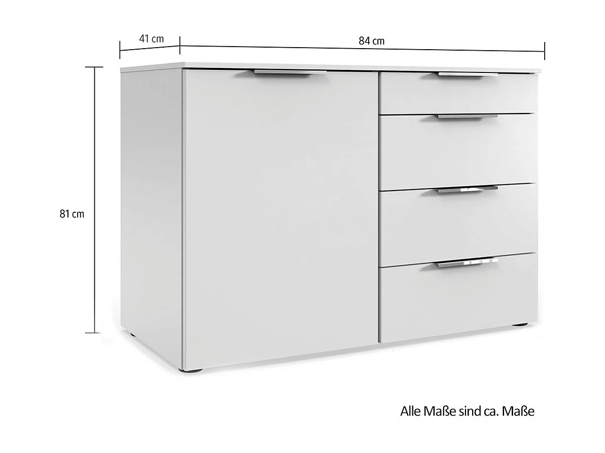KOMBIKOMMODE Level Plankeneiche 84 / 41 / 81cm