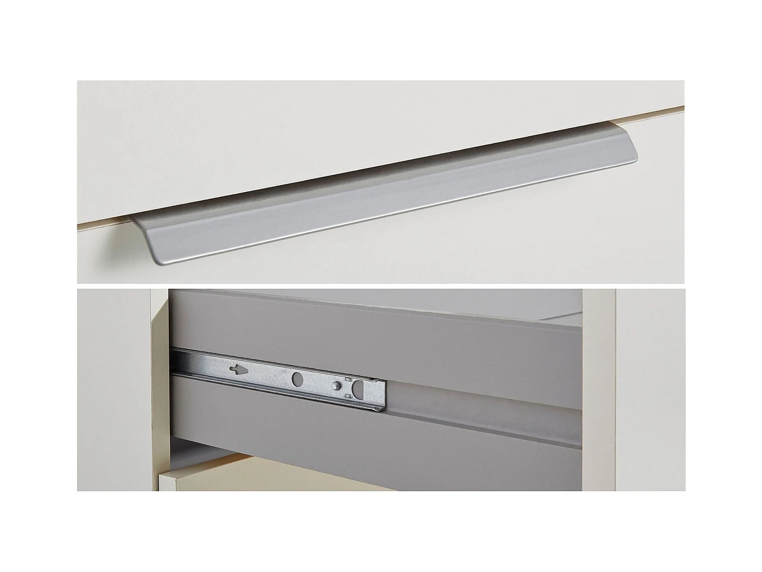 KOMMODE Easy Plus weiß 82 / 41 / 102cm