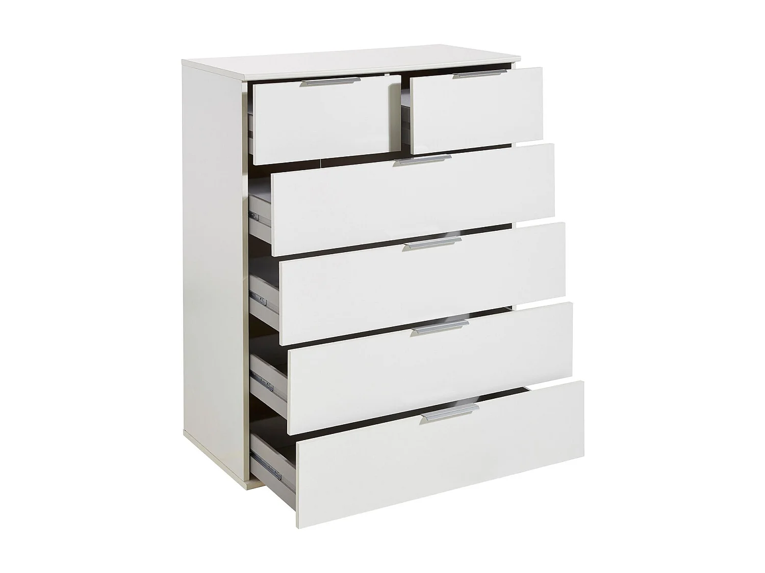 KOMMODE Easy Plus weiß 82 / 41 / 102cm