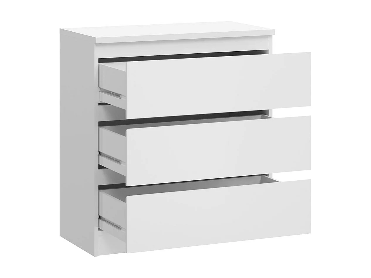 KOMMODE City weiß 77 / 40 / 84cm