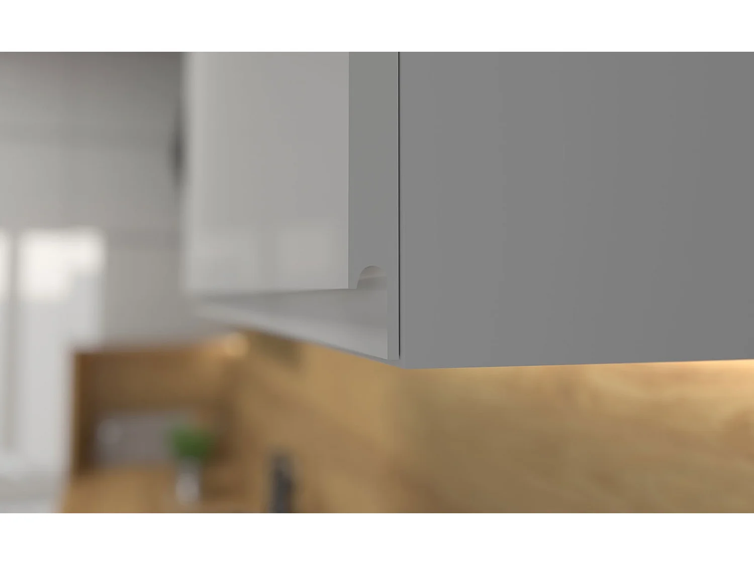 KÜCHENZEILE AVELLINO Korpus stone grey matt / grau 15-teilig