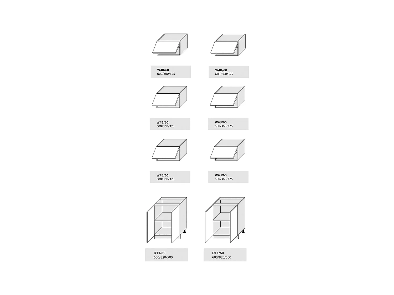 KÜCHENZEILE Kvantum Artisan Eiche / Beige Matt 120 / 50 / 240 cm (8-teilig)