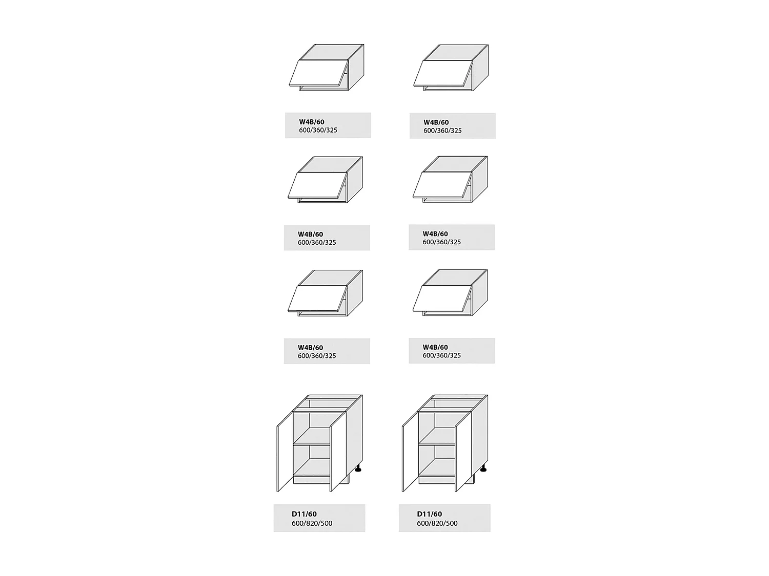 KÜCHENZEILE Kvantum Artisan Eiche / Beige Matt 120 / 50 / 240 cm (8-teilig)