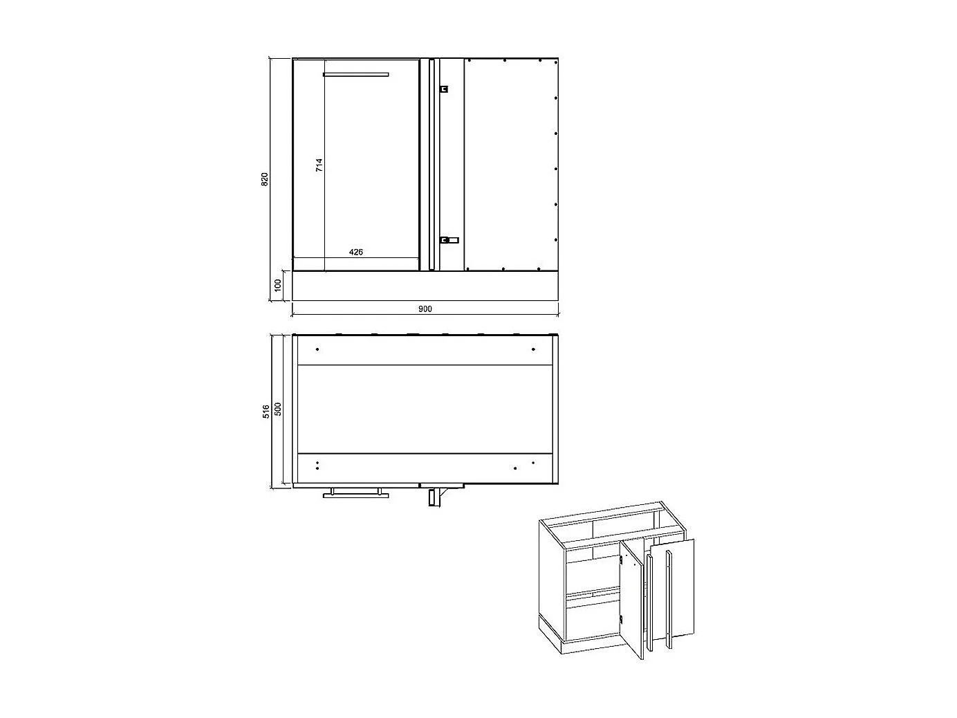 KÜCHENZEILE L-FORM Kvantum M1 lava / vanille beige matt 250 / 385 / 207cm 14-teilig