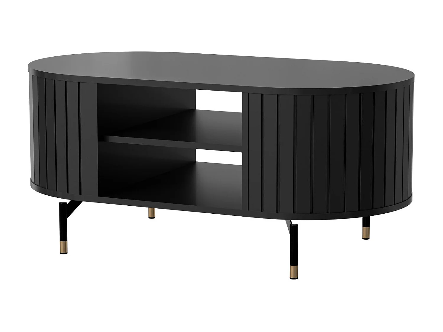 COUCHTISCH Zama Schwarz 104 / 56 / 47 cm