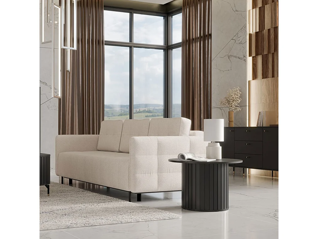 COUCHTISCH Zama Schwarz 70 / 70 / 46 cm