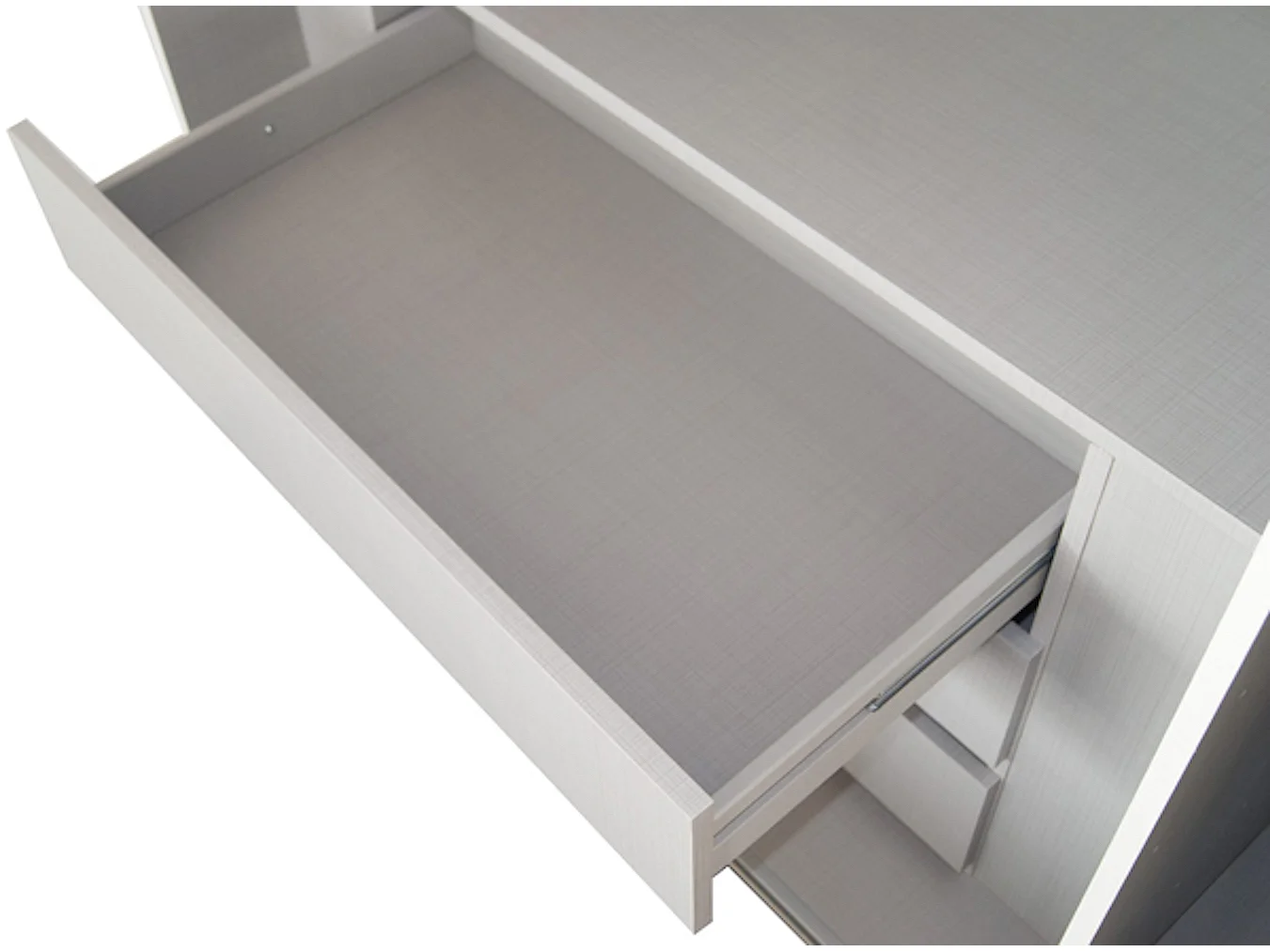 SCHUBKASTENEINSATZ 822187 Dekor Leinen grau 74 / 43 / 60 cm