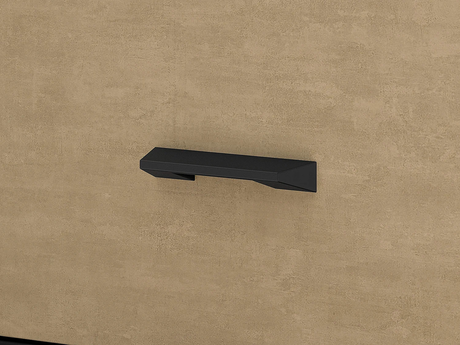 KOMMODE Colt schwarz / Craft Gold Eiche / Premium Steel 92 / 40 / 90cm