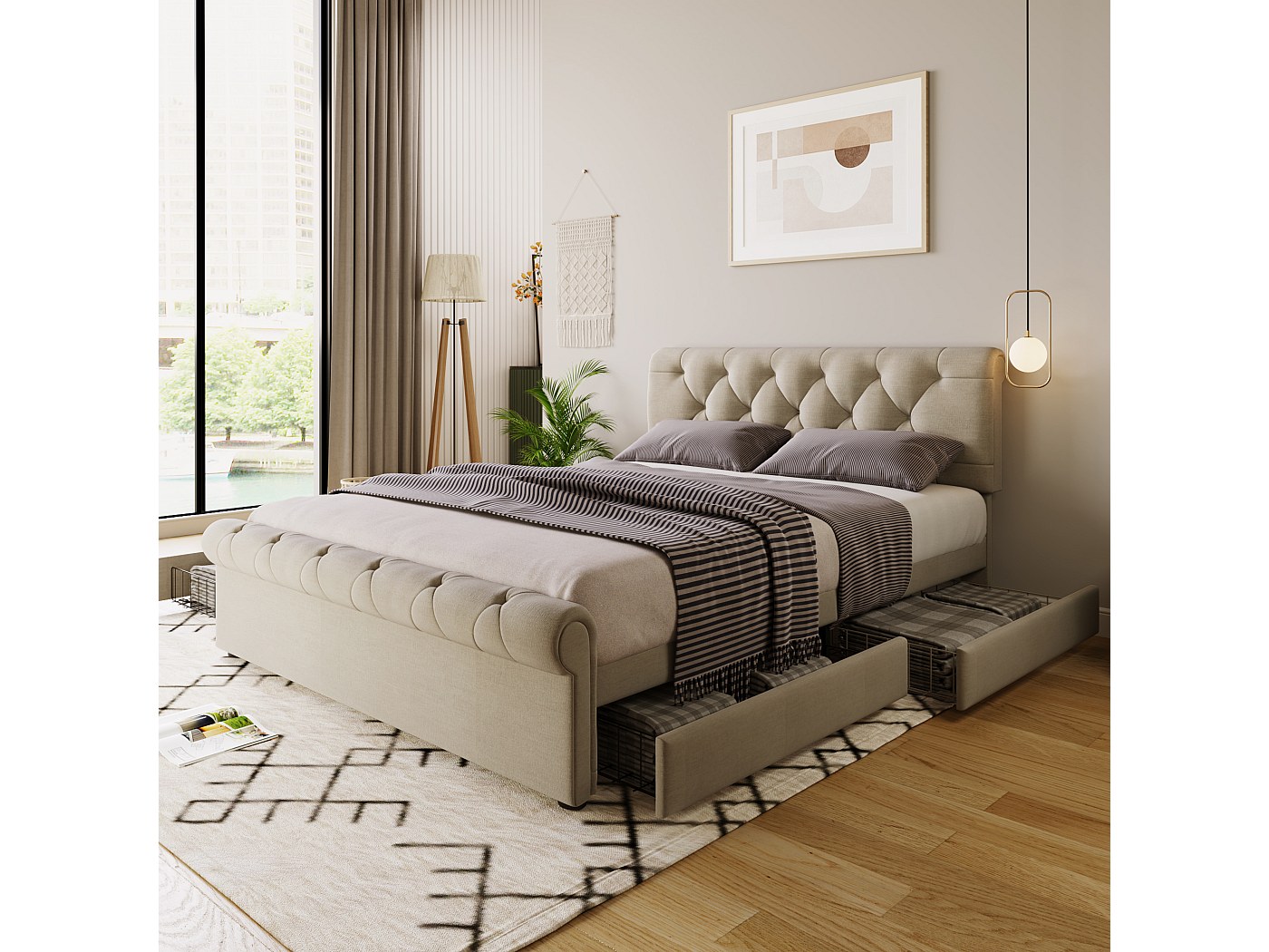 cama-de-matrimonio-140x200-cm-estructura-de-cama-con-4-cajones-y