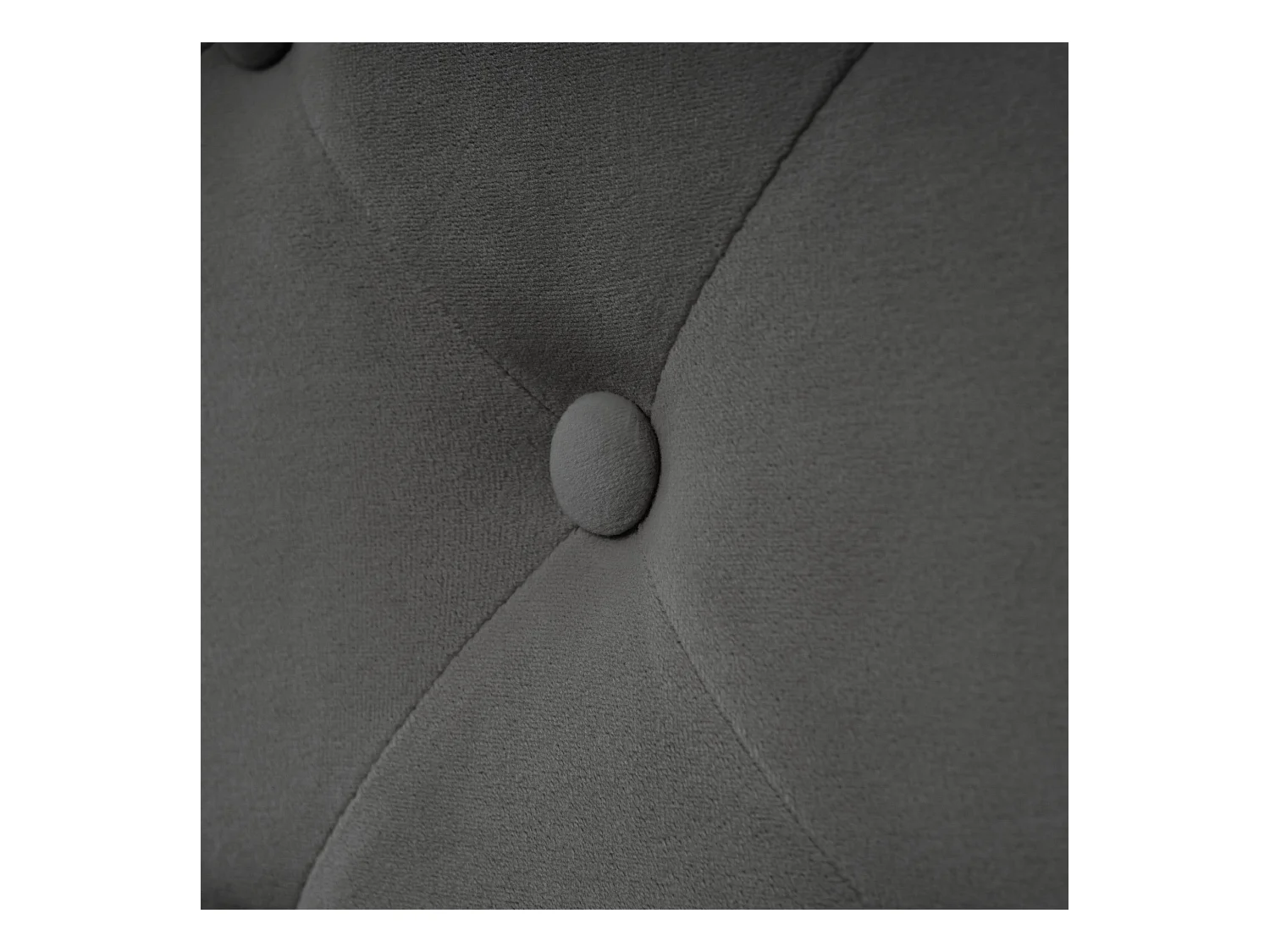 Lit adulte 160x200 cm - Lit double  avec USB et éclairage LED - 4 tiroirs - velours gris - sans matelas