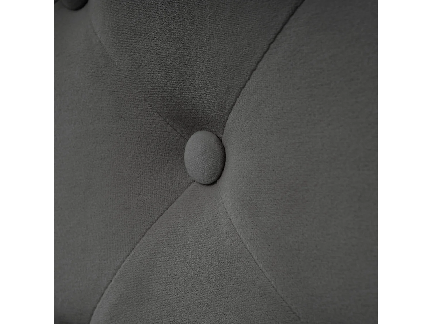 Lit adulte 160x200 cm - Lit double  avec USB et éclairage LED - 4 tiroirs - velours gris - sans matelas