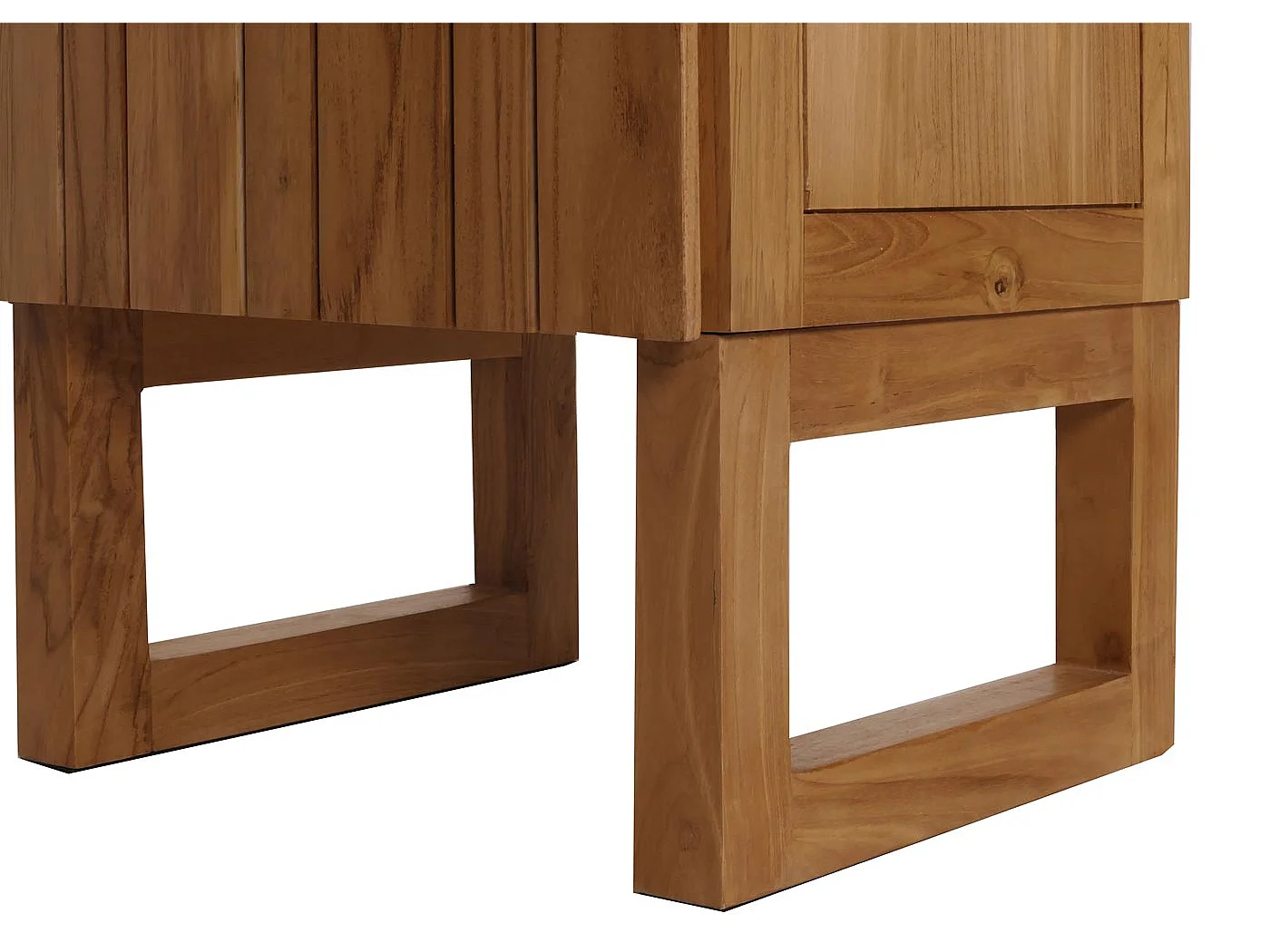 Teakhouten hoge kast MCW-M72