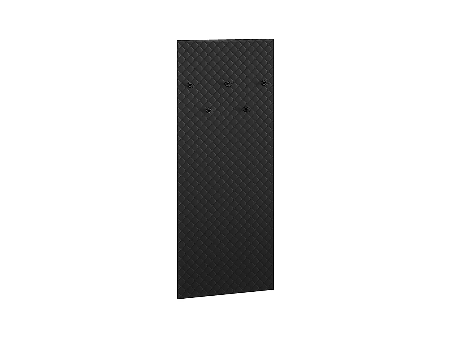 GARDEROBENSCHRANK Caro schwarz 50 / 3 / 126cm