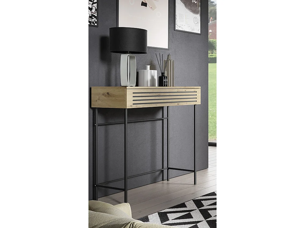 KONSOLENTISCH Svaar Eiche Artisan 80 / 40 / 90cm