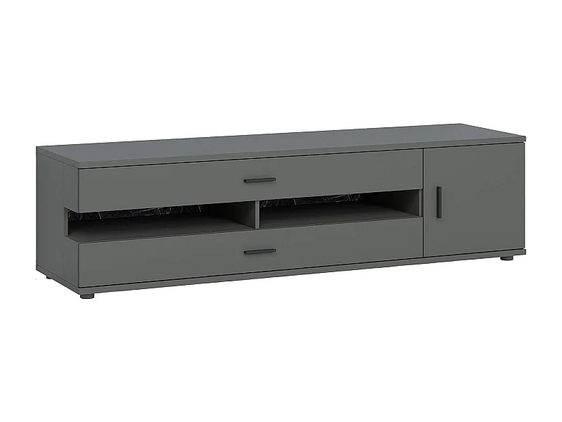 LOWBOARD Henley graphit grau 180 / 49,5 / 47,5cm