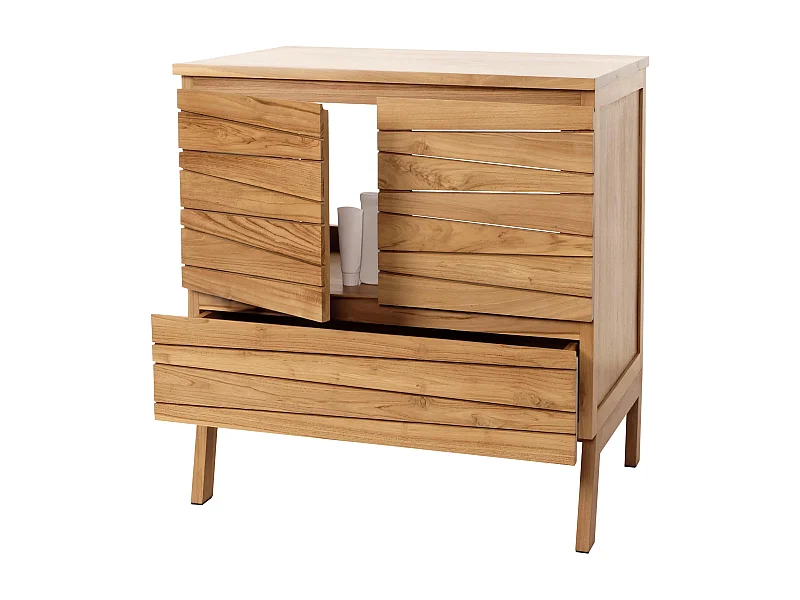 Wastafelonderbouw teak MCW-M73