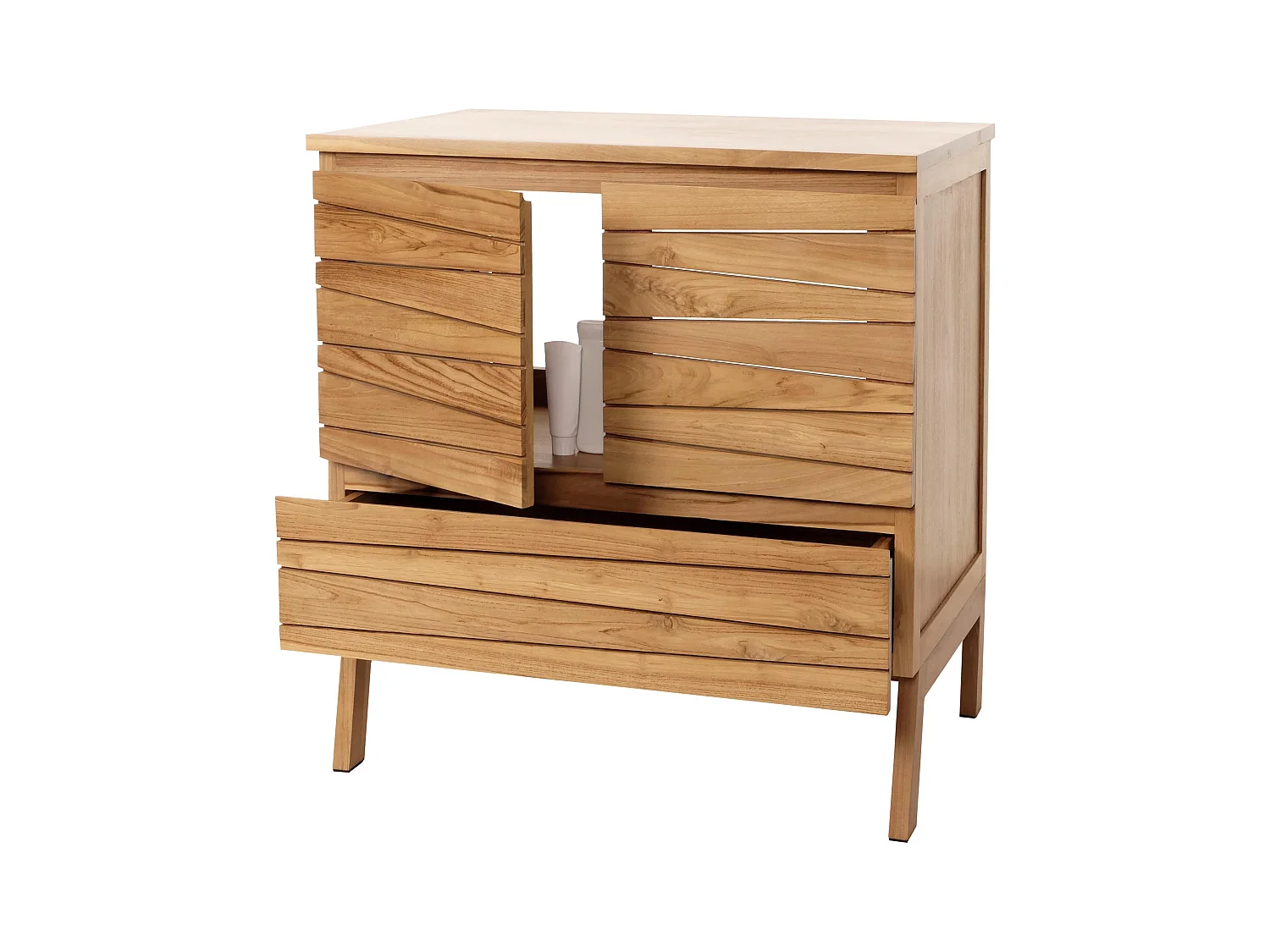 Wastafelonderbouw teak MCW-M73