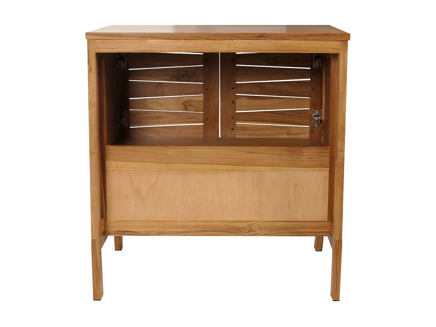 Teak-Waschbeckenunterschrank MCW-M73