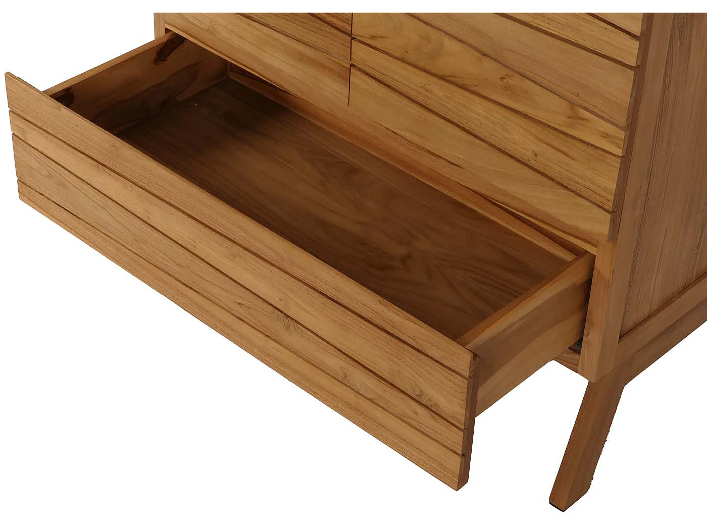 Teak-Waschbeckenunterschrank MCW-M73