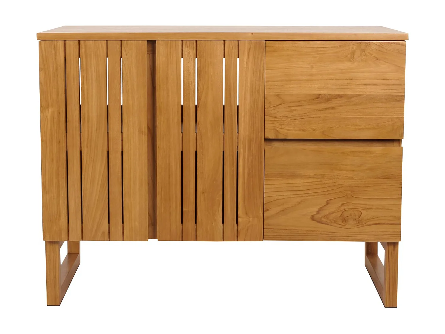 Teak-Waschbeckenunterschrank MCW-M72