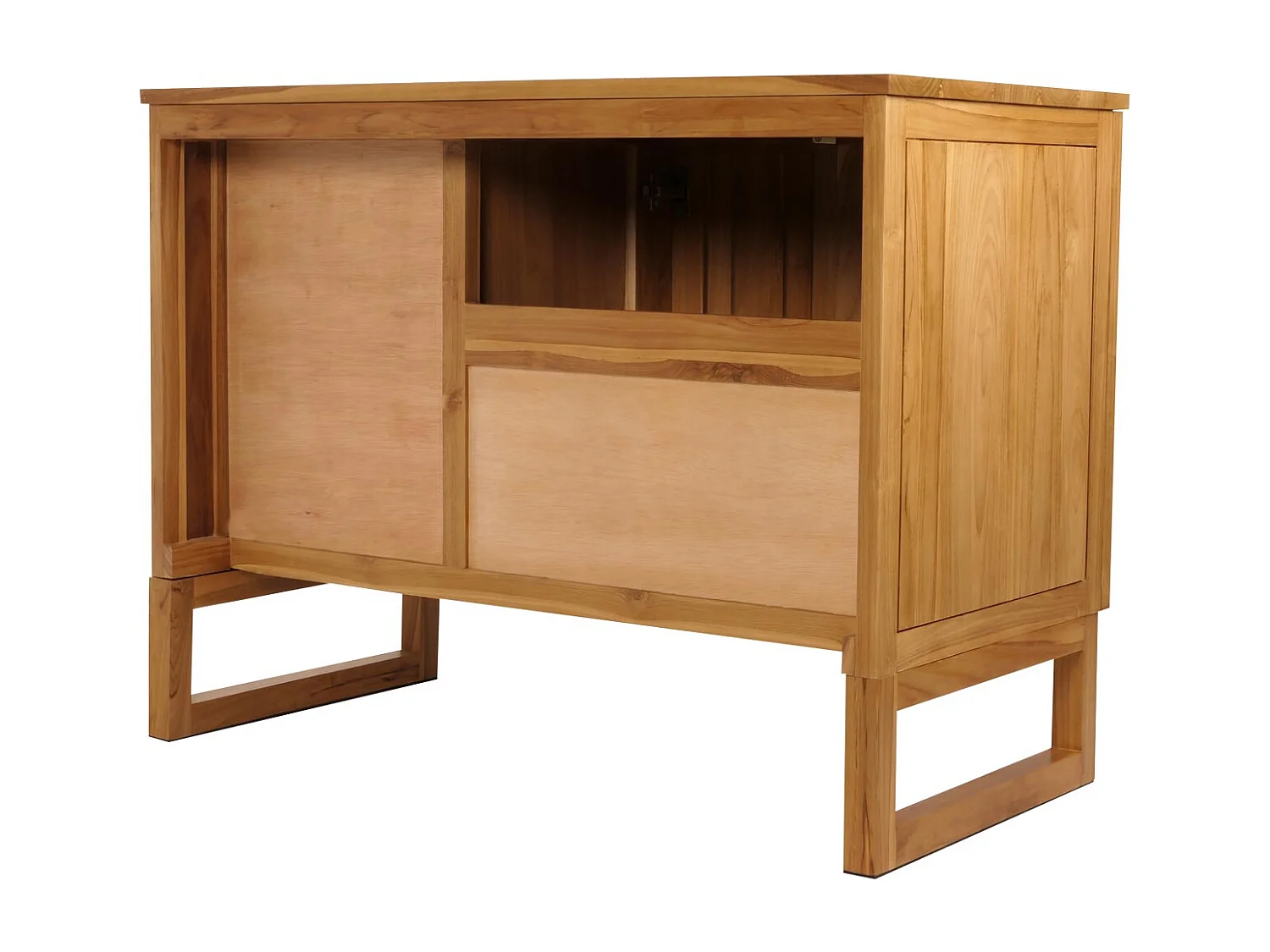 Teak-Waschbeckenunterschrank MCW-M72