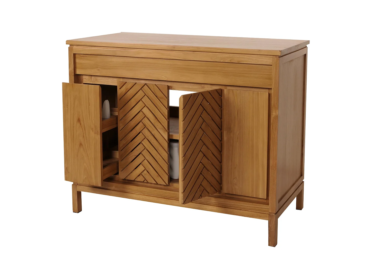 Wastafelonderbouw teak MCW-M74
