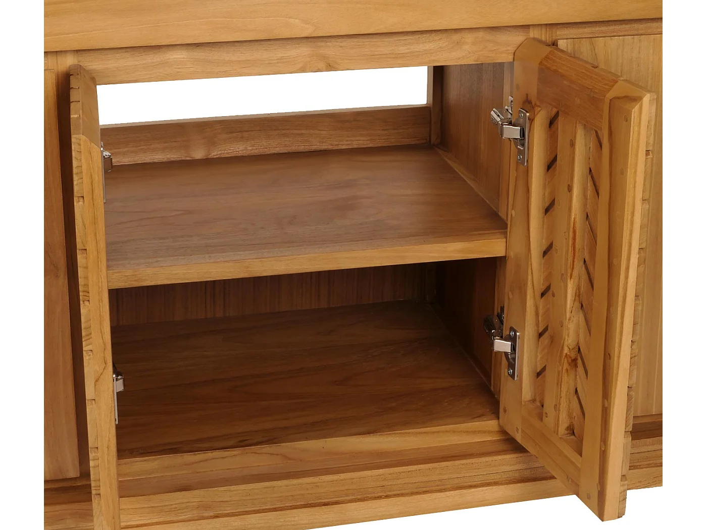 Teak-Waschbeckenunterschrank MCW-M74