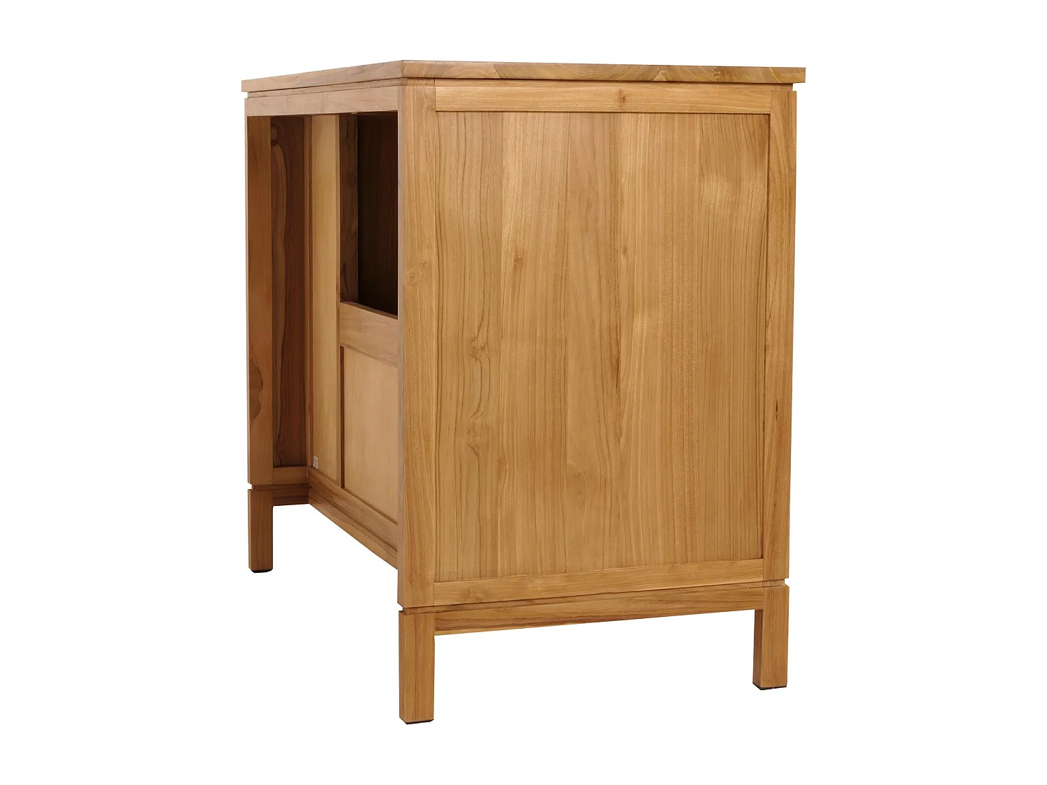 Teak-Waschbeckenunterschrank MCW-M74