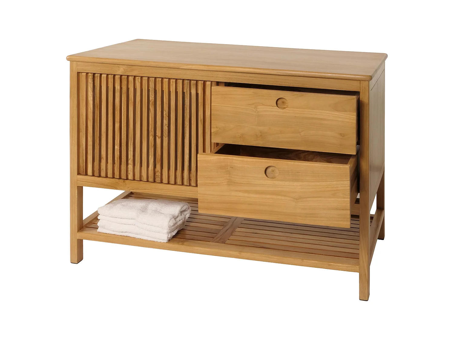 Wastafelonderbouw teak MCW-M70
