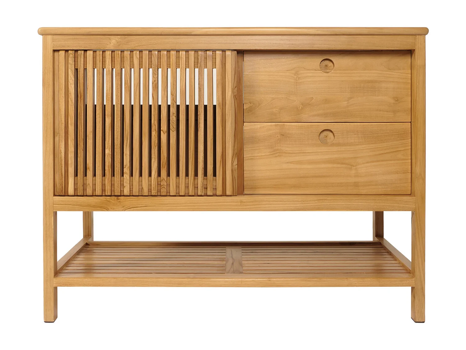 Teak-Waschbeckenunterschrank MCW-M70