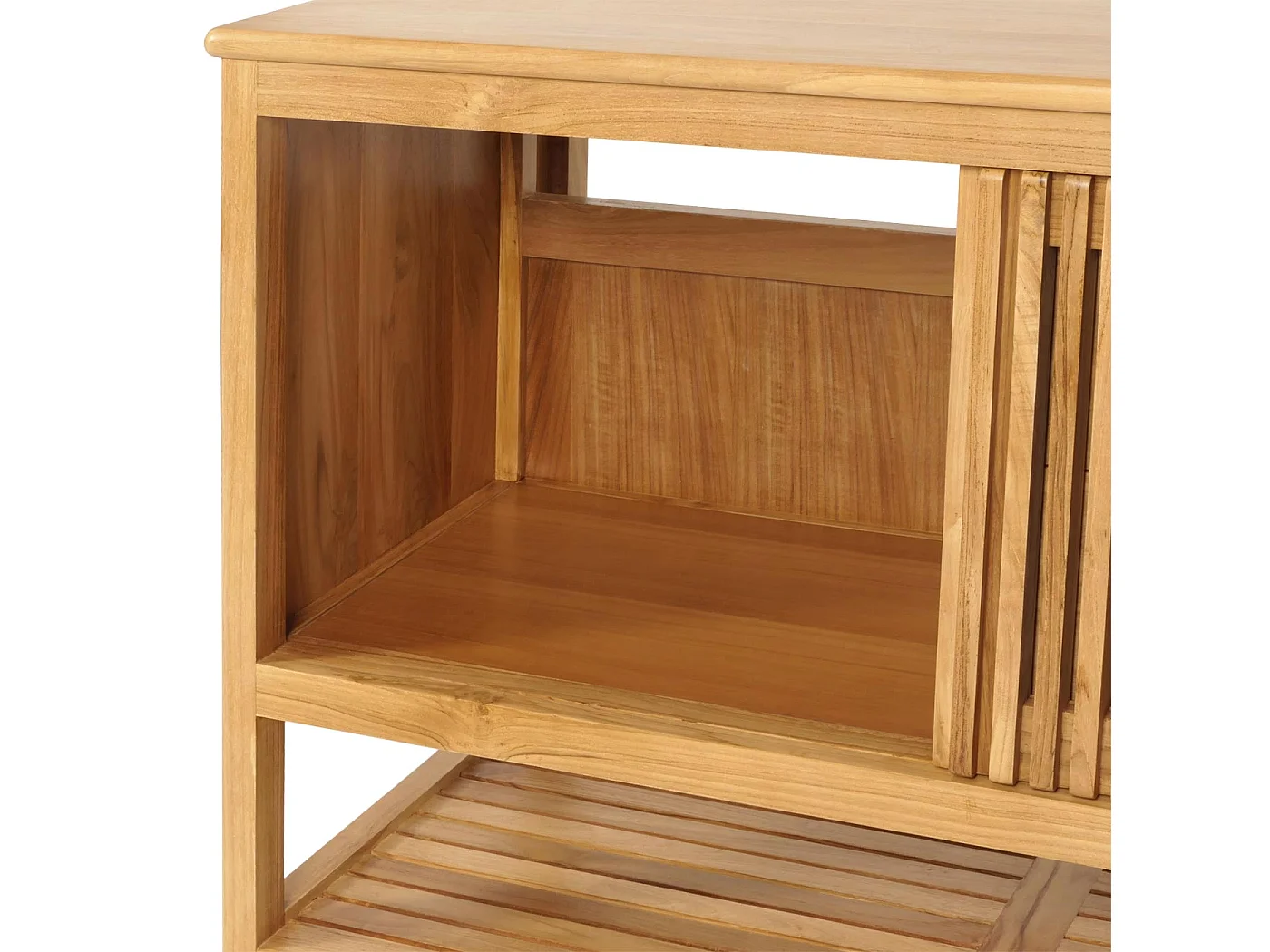 Teak-Waschbeckenunterschrank MCW-M70