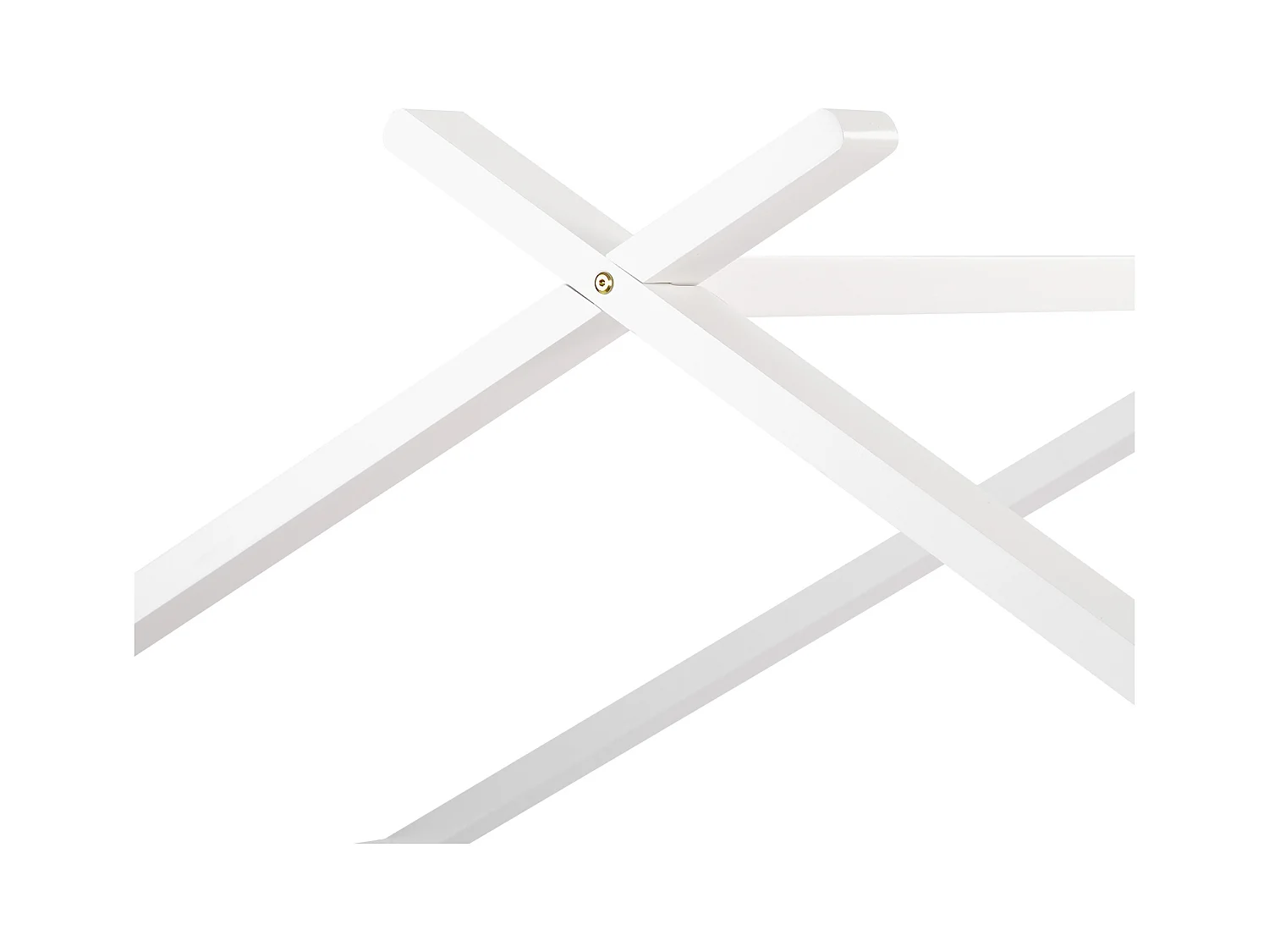 Cama infantil 90x200 cm - Cama cabina con barandillas y somier de láminas de madera - blanca - sin colchón