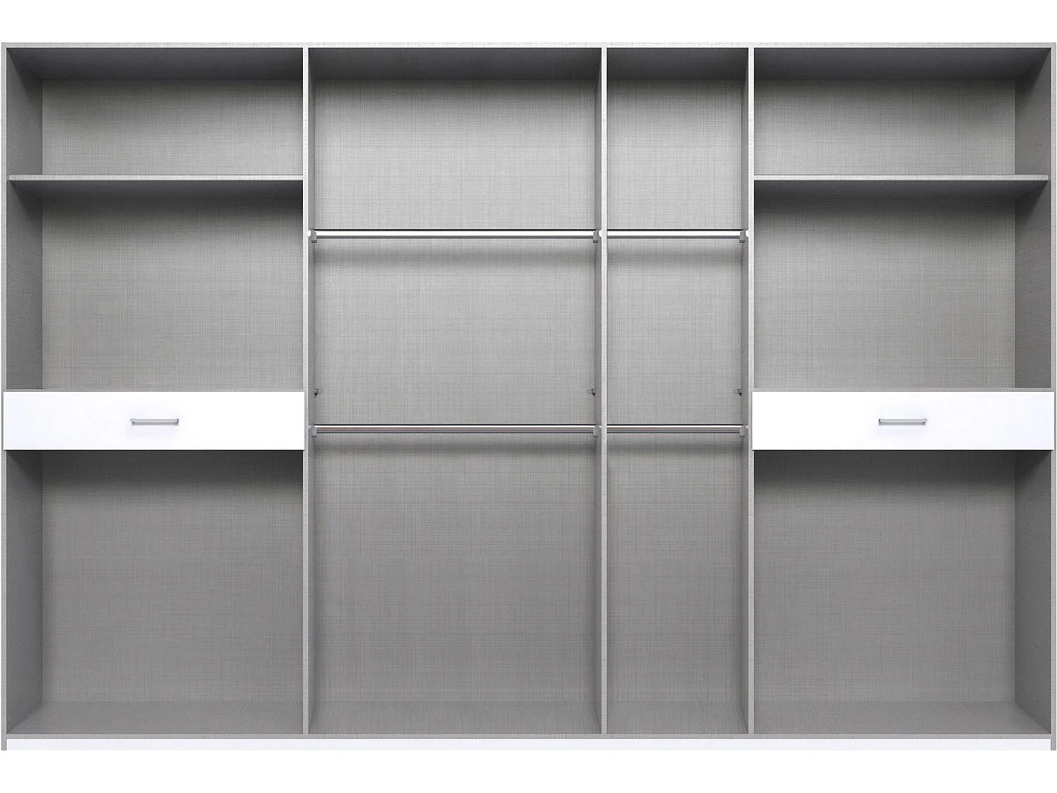 KLEIDERSCHRANK graphit 313 / 58 / 208cm