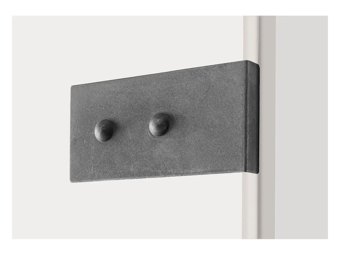 DREH- / SCHWEBETÜRENSCHRANK Stockholm weiß / graphit 270 / 65 / 210cm