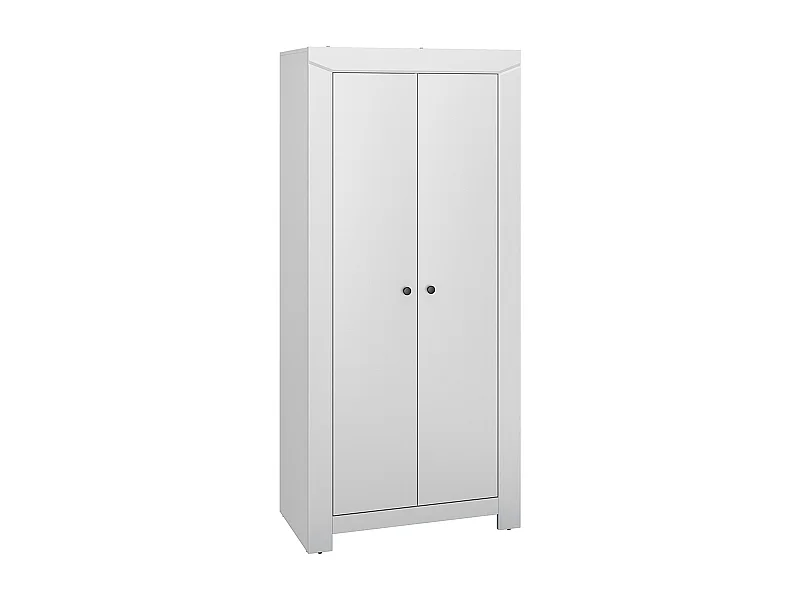KLEIDERSCHRANK Terni silbergrau 91,5 / 51,5 / 200,5cm